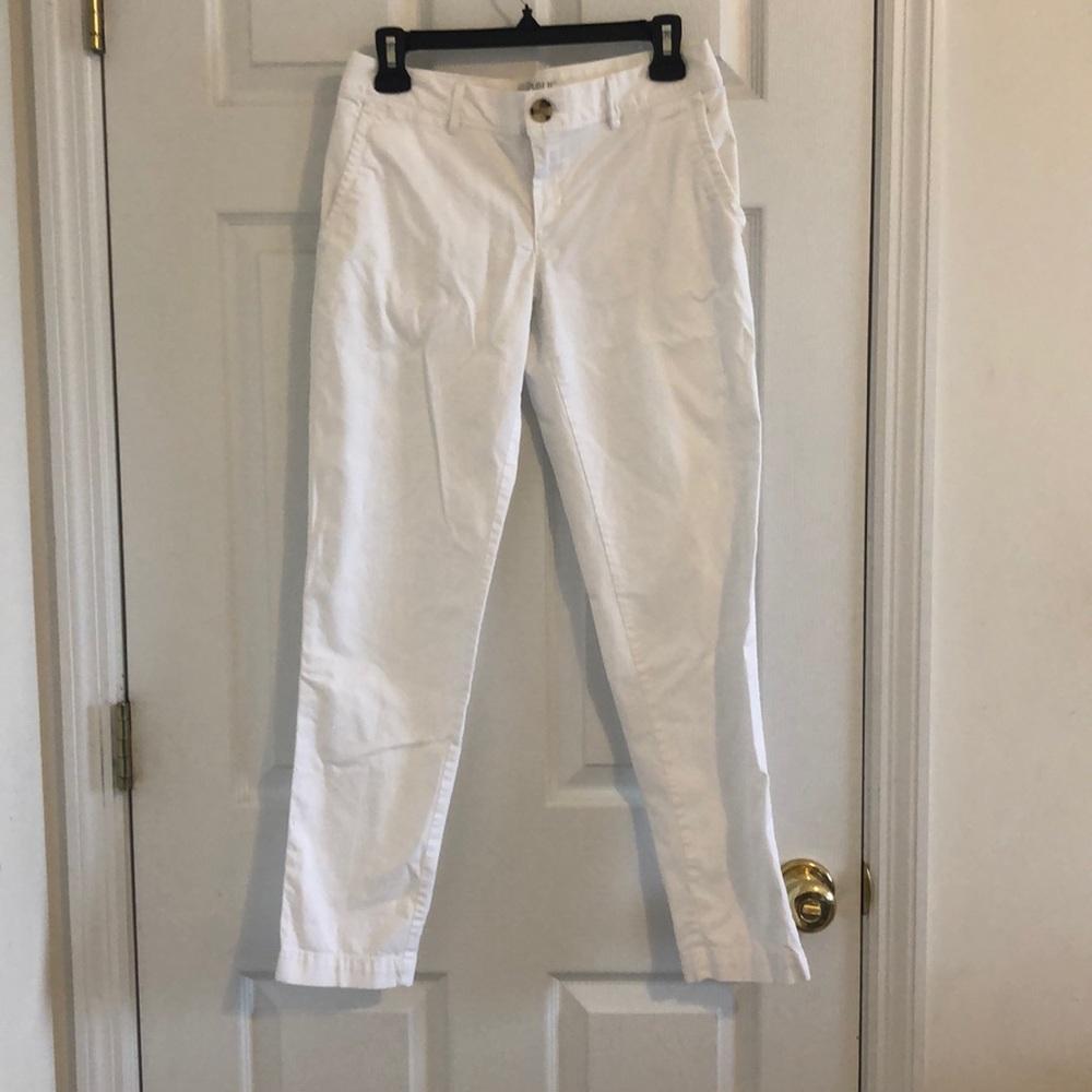 White Banana Republic Chinos